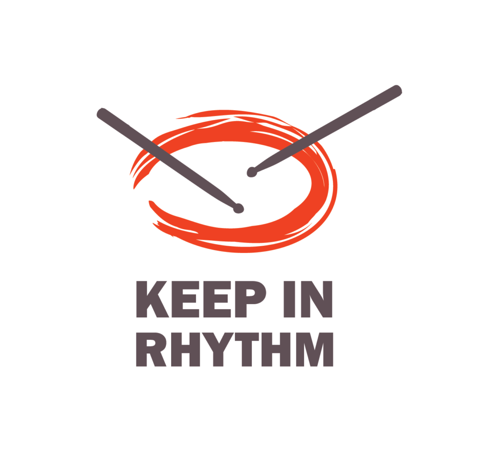 Keep in Rhythm brown logo