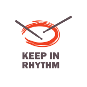 Keep in Rhythm brown logo